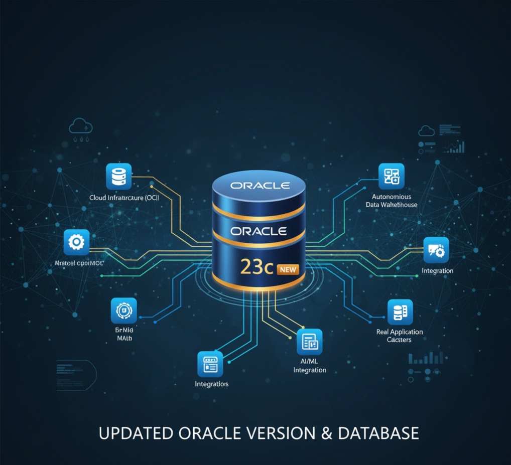Updated Oracle Version and Database